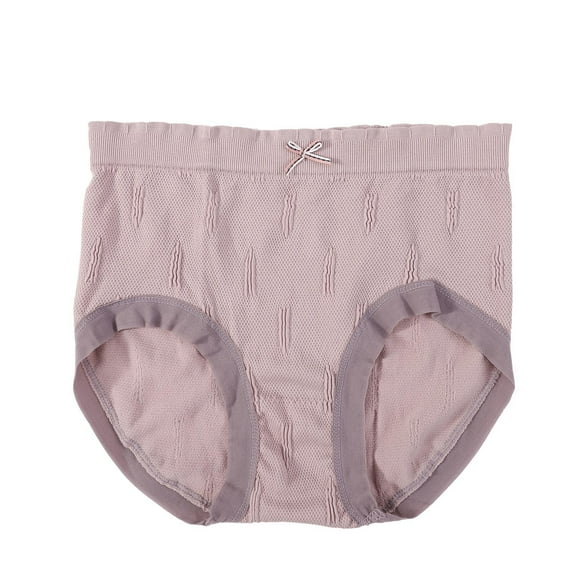 Kmdttou Women's Plus Size Underwear Sexy Lace High Cut Panties Comfort Bikini Panty Stretch Underpants Breathable Ladies Briefs (Regular & Plus Size) Gray-S