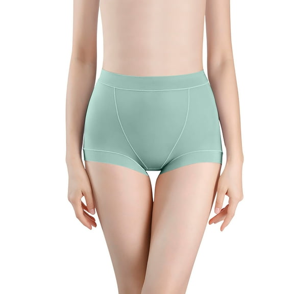 Kmdttou Women's Plus Size Underwear Sexy Lace High Cut Panties Comfort Bikini Panty Stretch Underpants Breathable Ladies Briefs (Regular & Plus Size) Green-M