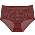 thumbnail image 1 of Kmdttou Women's Plus Size Underwear Sexy Mesh High Waisted Lace Underwear (Regular & Plus Size), 1 of 2