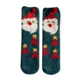 thumbnail image 1 of Kmdttou Women's Retro Christmas Printing Thickening Comfort Warm Fluff Floor Socks Socks Winter-Gifts for Women/Men-Warm Thick Soft, 1 of 2