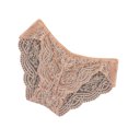 thumbnail image 1 of Kmdttou Women's Seamless Underwear Sexy Lace High Cut Panties Comfort Bikini Panty Stretch Underpants Breathable Ladies Briefs (Available in Plus Size) Beige-Free Size, 1 of 2