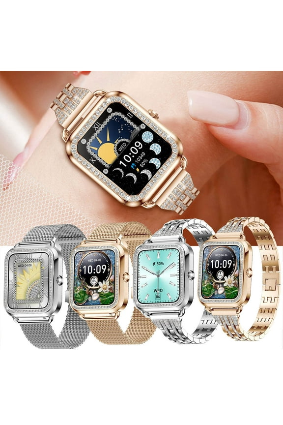 Women's Smart Watch 1.57 Inch Smart Watch For Android And IOS Phones IP68 Water Fitness Watch Voice Features For Women And Men