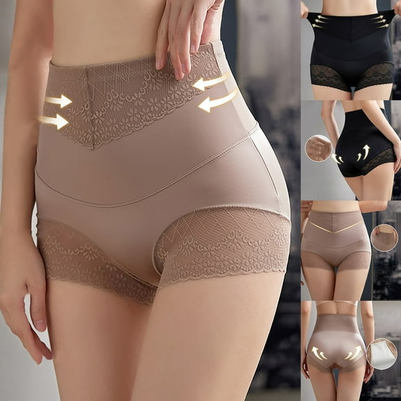 Kmdttou Women's Underwear Cotton S Breathable Comfortable Soft And Sexy Lace Satin Underwear (Regular & Plus Size)