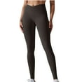 thumbnail image 1 of Kmdttou Women's Yoga Joggers for Seamless Knitted Breathable Solid Color Waist Peach Hip Yoga Pants For Running And Fitness Nine Cent Pants For Women, 1 of 5