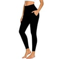 thumbnail image 1 of Kmdttou Women's Yoga Pants Leggings with Pockets for Women New Solid Color Seamless Sports With Pocket Hip Lifting Tight Fitting Abdominal Compression Elastic Fitness Pants Leggings Yoga Pants, 1 of 5