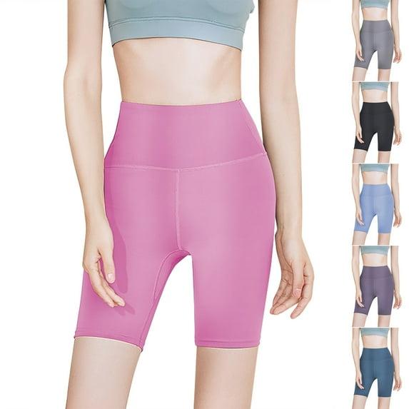 Kmdttou Women's Yoga Pants Leggings with Pockets for Women Long Solid Color Hip Lift Fitness High Waist Elastic Exercise Yoga Pants