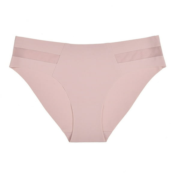 Kmdttou Womens Underwear Breathable Wicking Fashion Sexy Traceless Transparent Low Waist G-string Panties Thong (Regular & Plus Size)