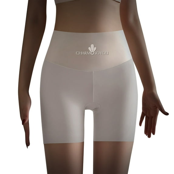 Kmdttou Womens Underwear Breathable Wicking Non Marking Pants For Thin Without Rolled Edges High Elasticity Leggings Flat Cornered Underwear (Regular & Plus Size)