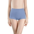 thumbnail image 1 of Kmdttou Womens Underwear Sexy Lace High Cut Panties Comfort Bikini Panty Stretch Underpants Breathable Ladies Briefs (Available in Plus Size) Blue-L, 1 of 3
