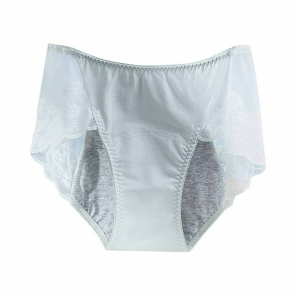 Kmdttou Womens Underwear Sexy Lace High Cut Panties Comfort Bikini Panty Stretch Underpants Breathable Ladies Briefs (Regular & Plus Size) Green-2XL