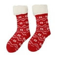 thumbnail image 1 of Kmdttou Womens Wool Socks Winter Warm Women's Christmas Prints Thick Warm Middle Tube Socks Christmas Socks Floor Socks Snow Socks, 1 of 3