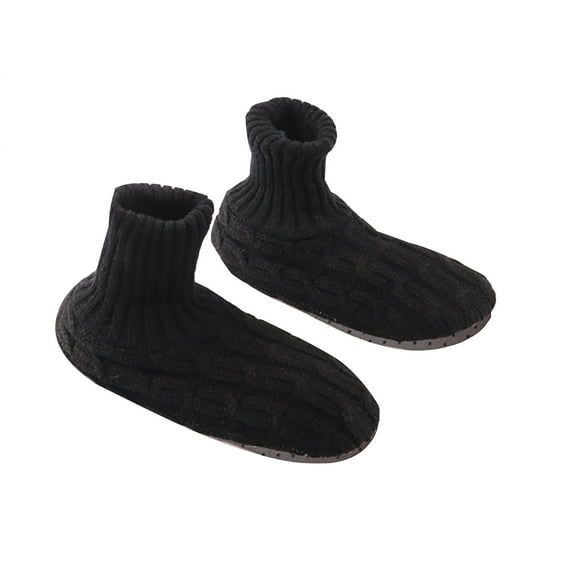 Kmdttou Womens Wool Socks Winter Warm Women's Fall And Winter Soft Bottom Home Indoor Floor Socks Adult Slippers Socks Non-slip Warm Winter With Wool Thickened Socks
