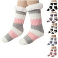thumbnail image 1 of Kmdttou Womens Wool Socks Winter Warm Women's Floor Socks Lamb Wool Blanket Socks Winter Socks Confinement Socks Home Socks Sleep Socks Extra Thick Velvet Women's Socks, 1 of 2