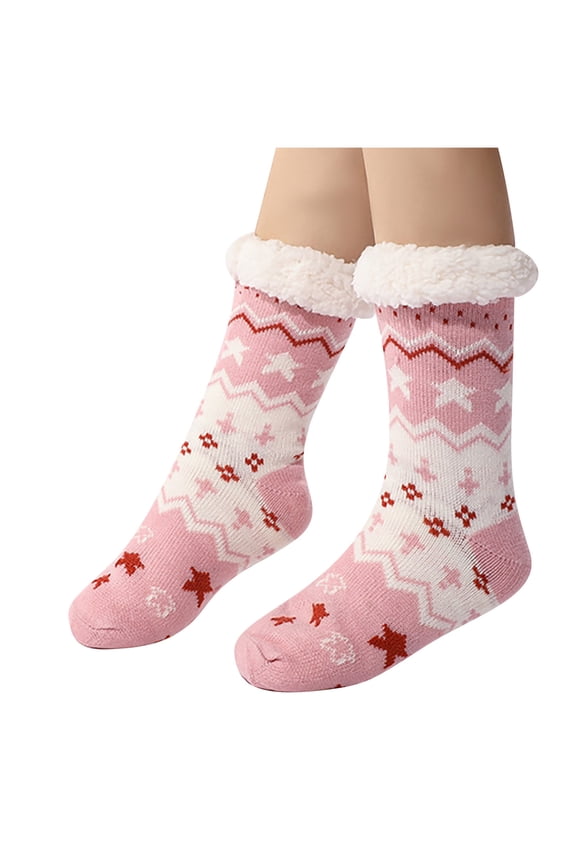 Womens Wool Socks Winter Warm Women's Floor Socks Lamb Wool Blanket Socks Winter Socks Confinement Socks Home Socks Sleep Socks Extra Thick Velvet Women's Socks