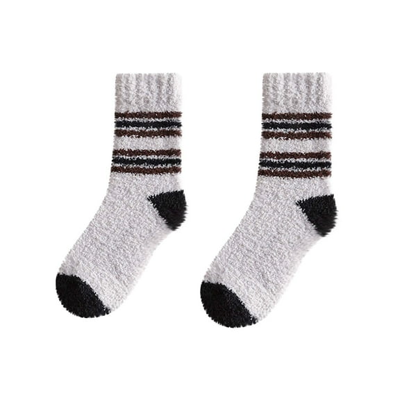 Kmdttou Womens Wool Socks Winter Warm Women's Thick Warm Wool Socks Floor Sleep Socks Mid-tube Socks Socks