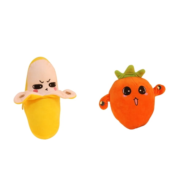 Kmonabie Soft Musical Sensory Toy, Touch Activated Interactive Doll with Sounds, Educational Fruit Style Gift for Baby Early Learning, Cute Plush with 8 Melodies for Bonding Play