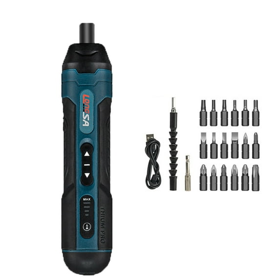Kmxyo 1 Set Electric Screwdriver USB Charging Precision Multi-function 3.6V Cordless Electrical Screwdriver Set for Industry