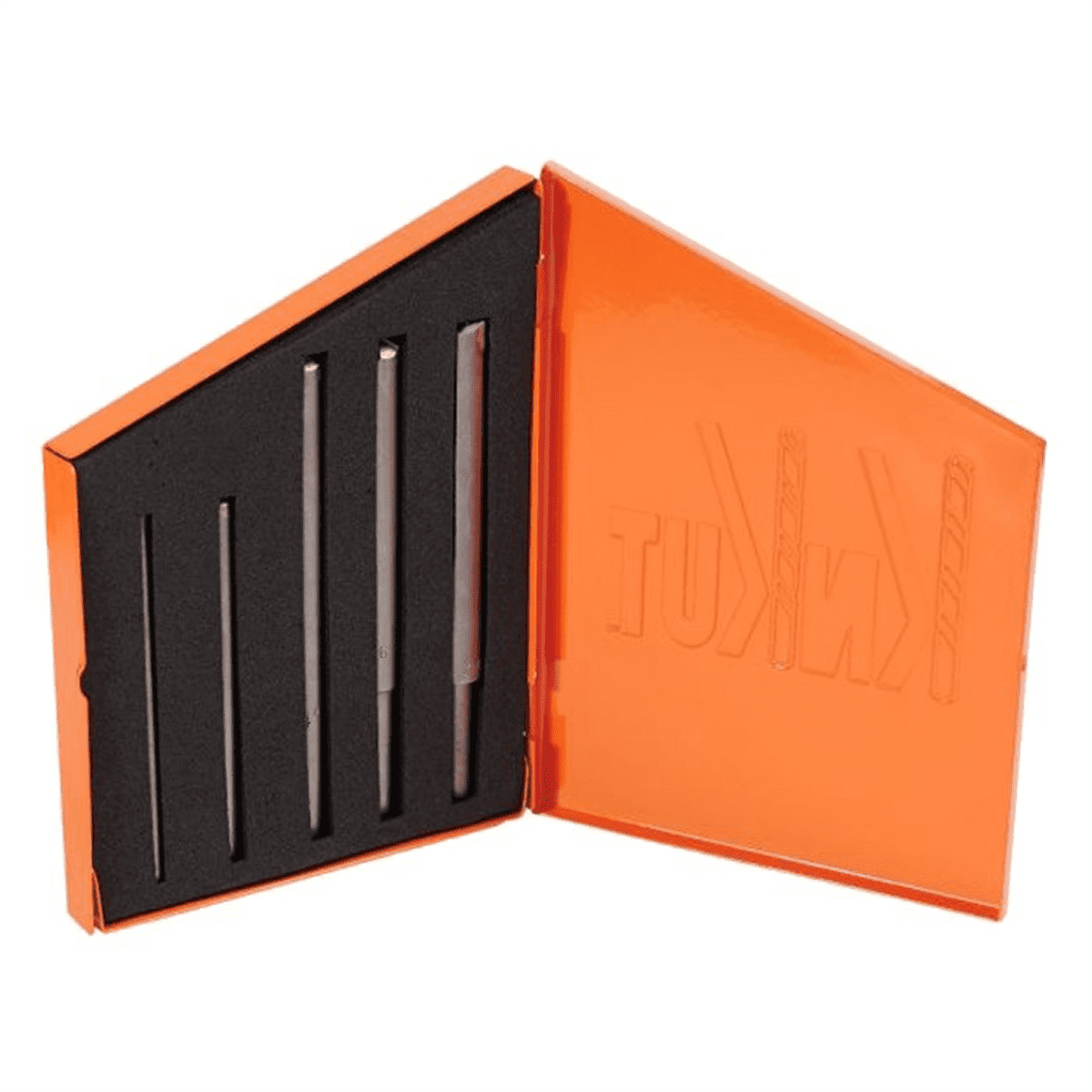 KnKut KnKut 5 Piece Carbide Tipped Hard Steel LEFT HAND Drill Bit Set