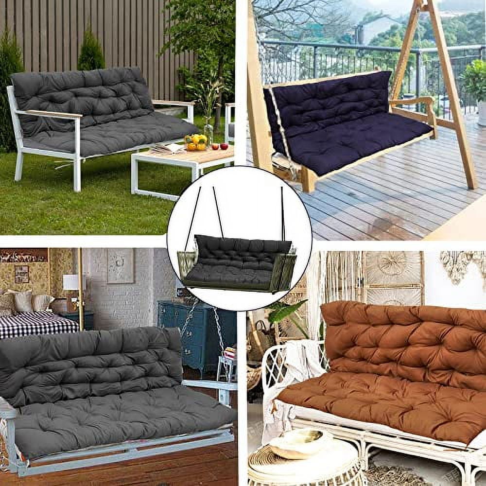 KnLoom Swing Replacement Cushions, Thick Waterproof Olyester Fiber