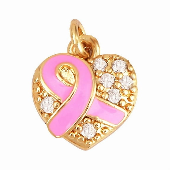 Kna Breast Cancer Awareness Ribbon Hanging Ornament Ribbon Inspirational For Women Support