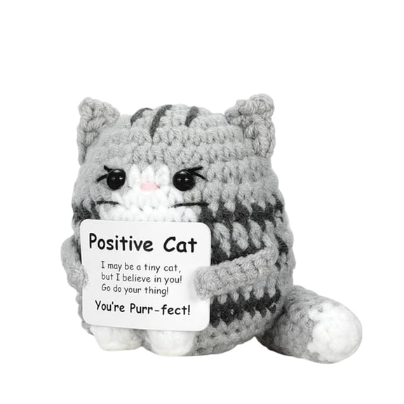 Kna Crocheted Cute Knitted Doll Positive Energy Cartoon Doll