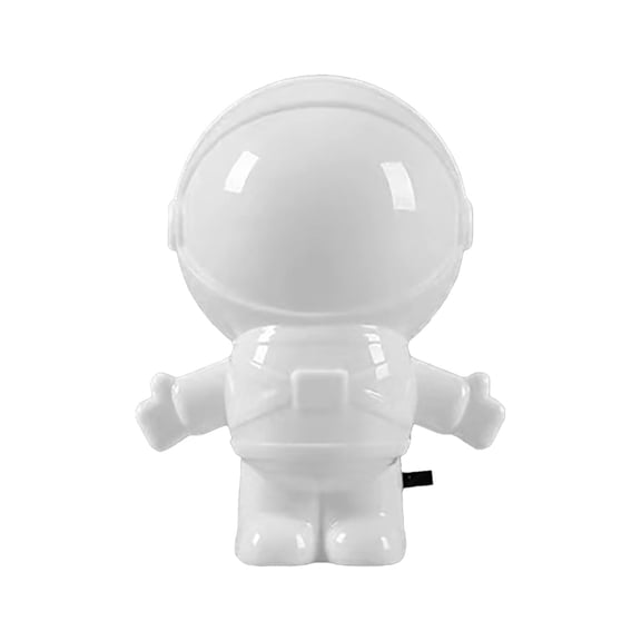 Kna Cute Astronaut LED Night Light Shaped Nursery Lamp Soft Glow Bedside Nightlight For Kids Bedroom Home Space Themed