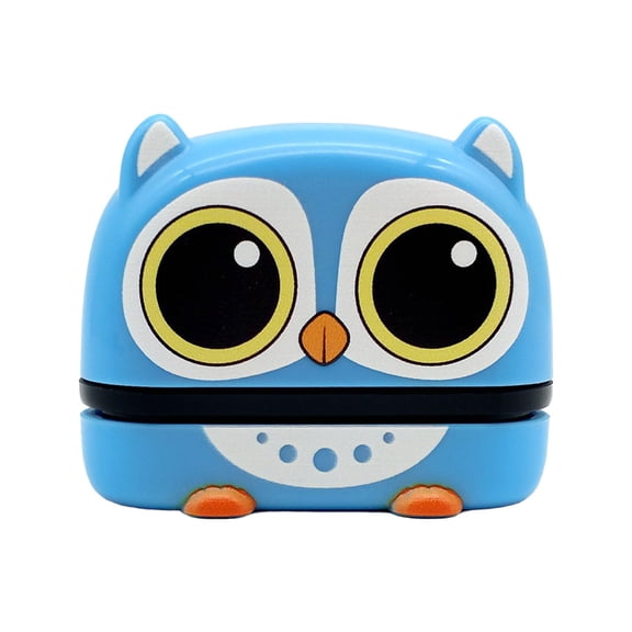 Kna Cute Blue Owl Children's Self Inking Stamp Adorable Name And Stamp For Kids Perfect For School Crafts And Items