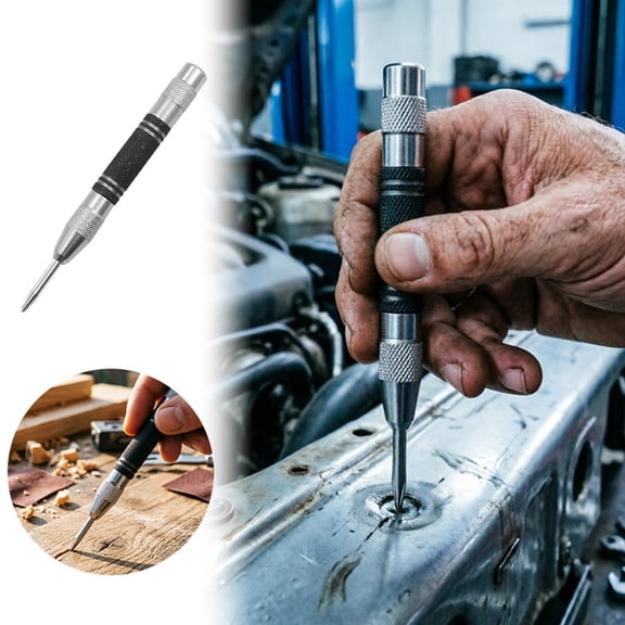 Kna Drill Center Punch For Precise Holes | Heavy Duty Shank Mount Center Punch For Metal And Masonry