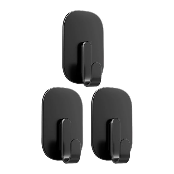 Kna Hooks 3 Pack ABS Heavy Duty Refrigerator Hooks Black Strong Hangers For Fridge Door Locker Kitchen And