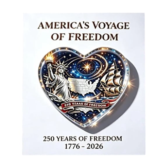 Kna Independence 250th Anniversary Commemorative Desktop Ornament Patriotic Home