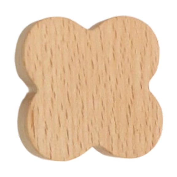 Kna Modern Beechwood Cabinet Handles Star And Cloud Designs For Kids Wooden Drawer Pulls Natural Finish Easy Installation
