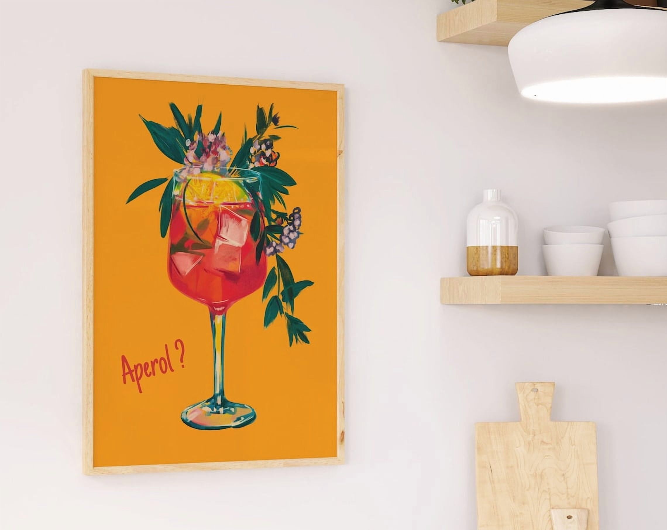 Lot D'affiches Aperol Moments - Déco Bar Inspirée Cocktail - 14x11 Pouces - Neuf