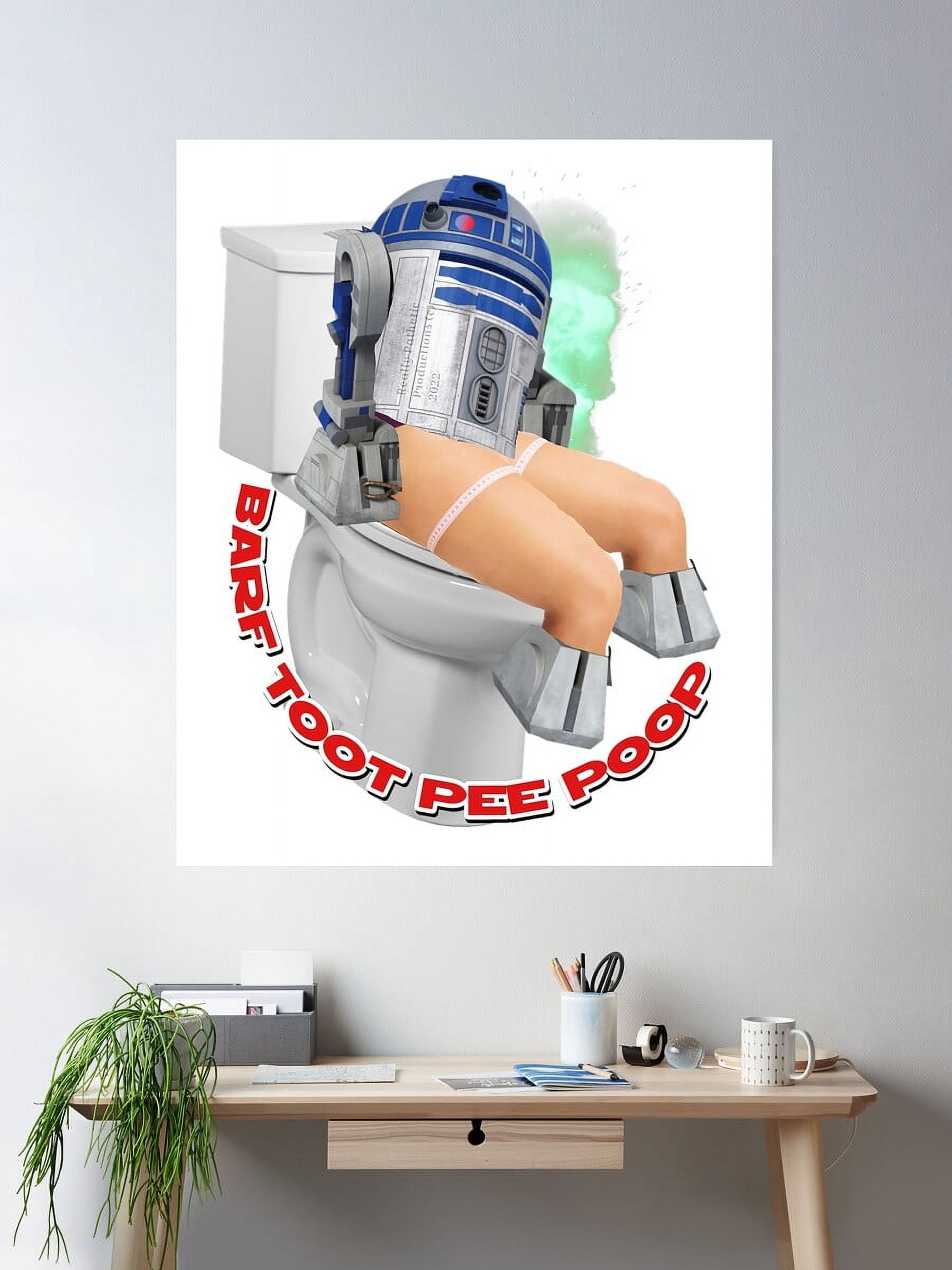 Kna Prints - 1 Pc Poster Barf Toot Pee Poop Is No Hero, UNFRAMED-24x36 ...