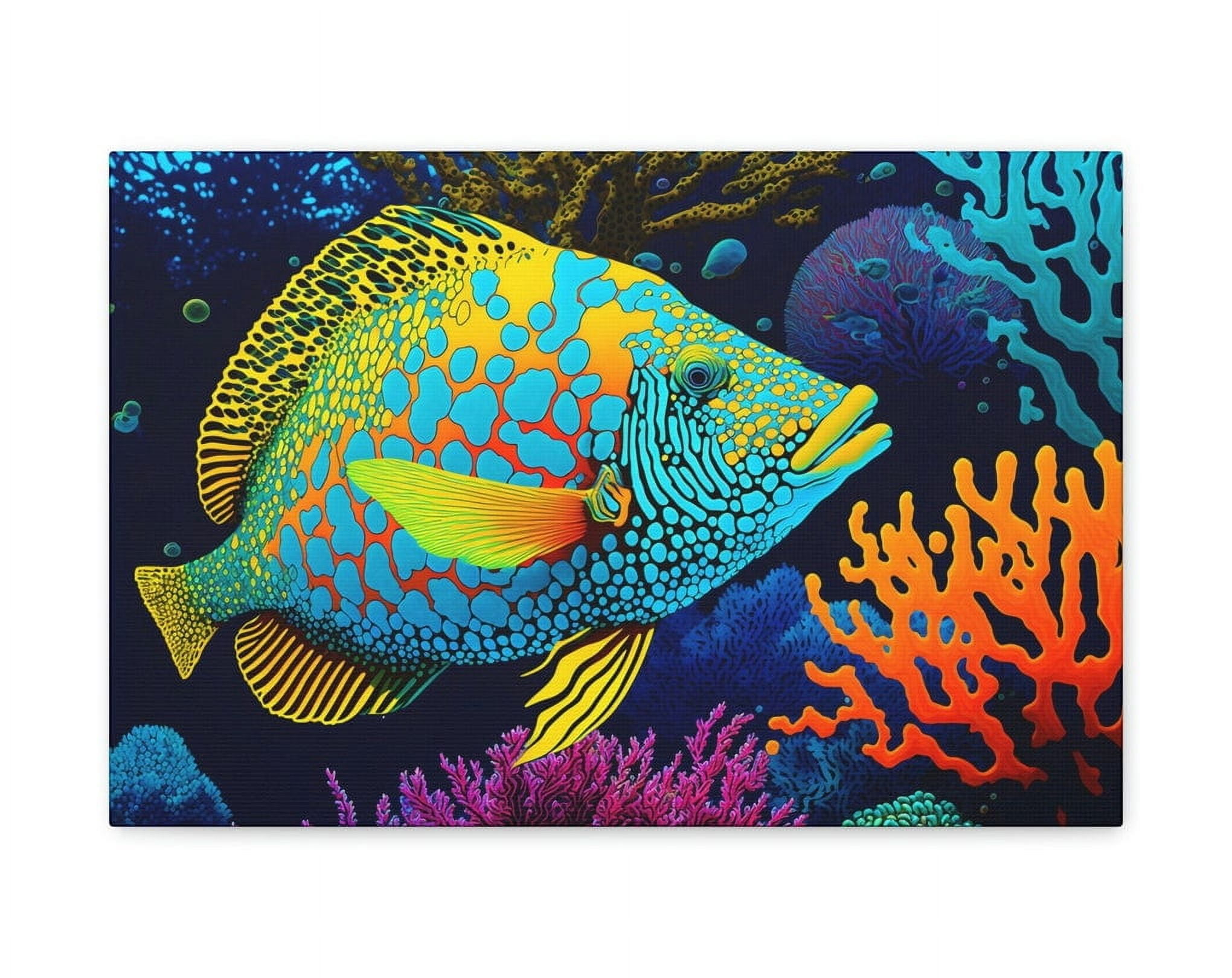 Kna Prints - 1 Pc Poster Barrier Reef Ocean Pop, UNFRAMED-8x12 ...
