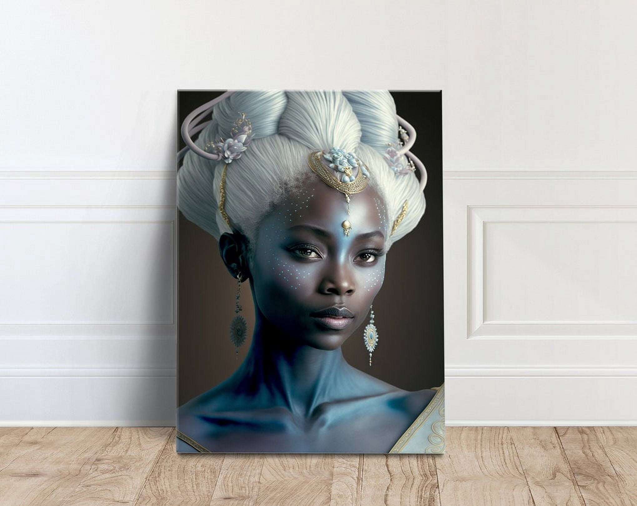 Kna Prints - 1 Pc Poster Black Princess Queen African Woman Wall Art ...