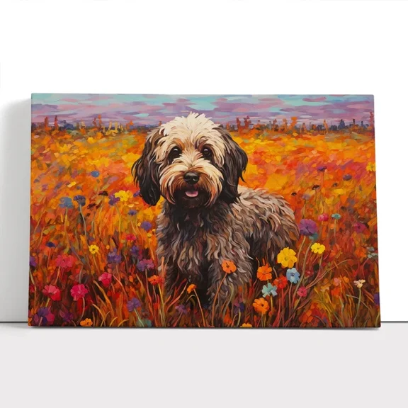Kna Prints - 1 Pc Poster Cockapoo Colour Field Wall Art Poster Home Decor, UNFRAMED-24x36