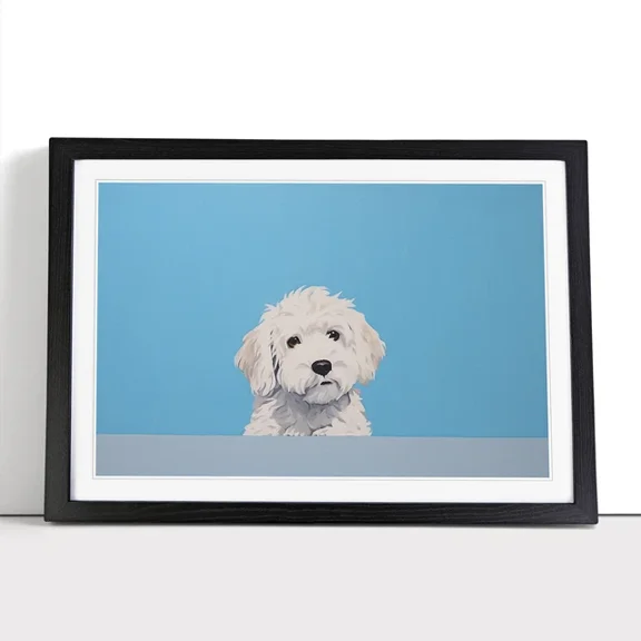 Kna Prints - 1 Pc Poster Cockapoo Minimalism Wall Art Poster Home Painting, UNFRAMED-8x12
