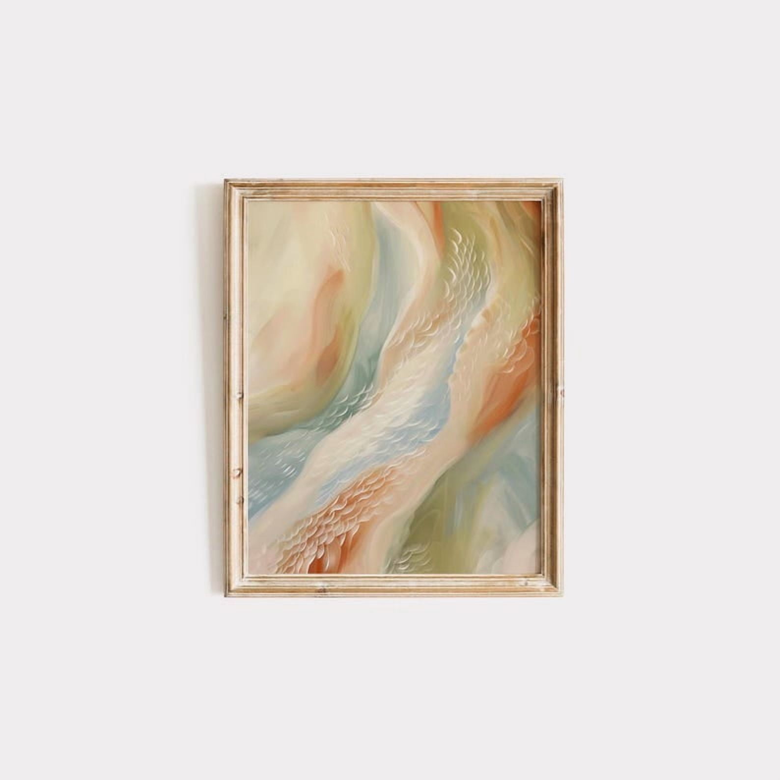 Kna Prints - 1 Pc Poster Color Abstract Print, Soft Modern Abstract ...