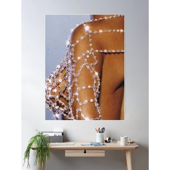 Kna Prints - 1 Pc Poster Diamonds Are A Girls Best Friend, UNFRAMED-16x24