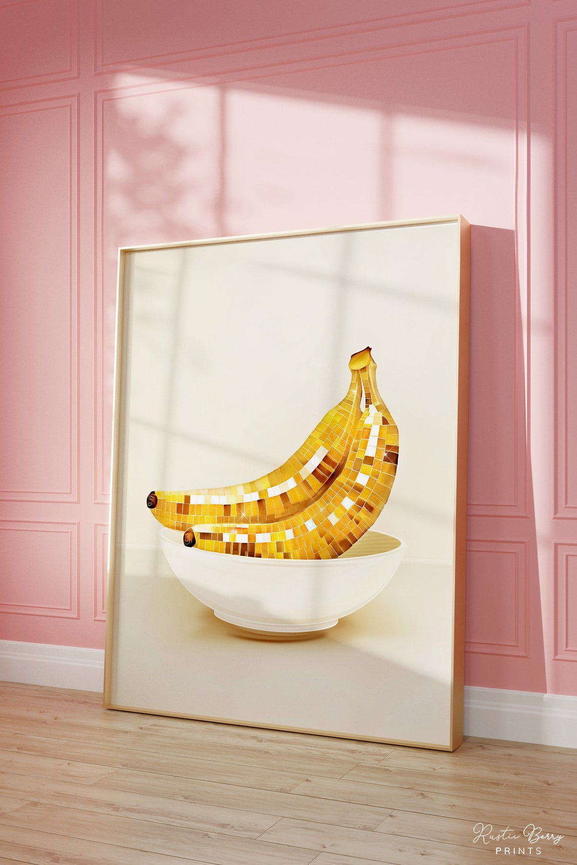 Kna Prints - 1 Pc Poster Disco Bananas Art Print Wall Art Glam Disco