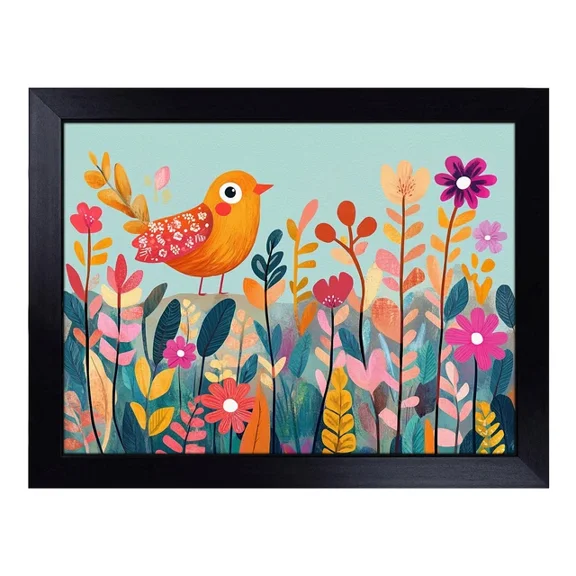 Kna Prints - 1 Pc Poster Dove Bird Pattern, UNFRAMED-8x12