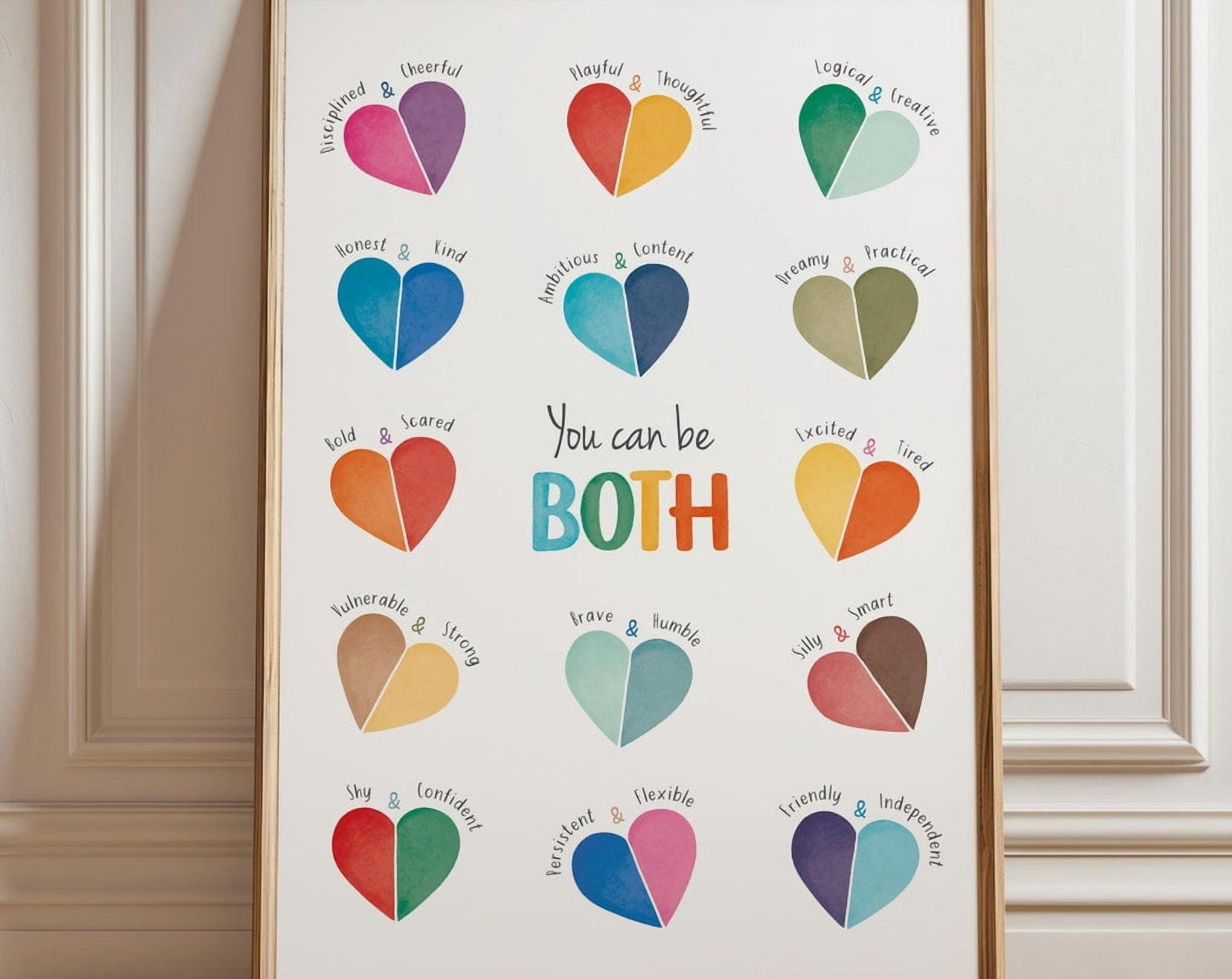Kna Prints - 1 Pc Poster Duality , You Can Be Both, Therapy Office ...