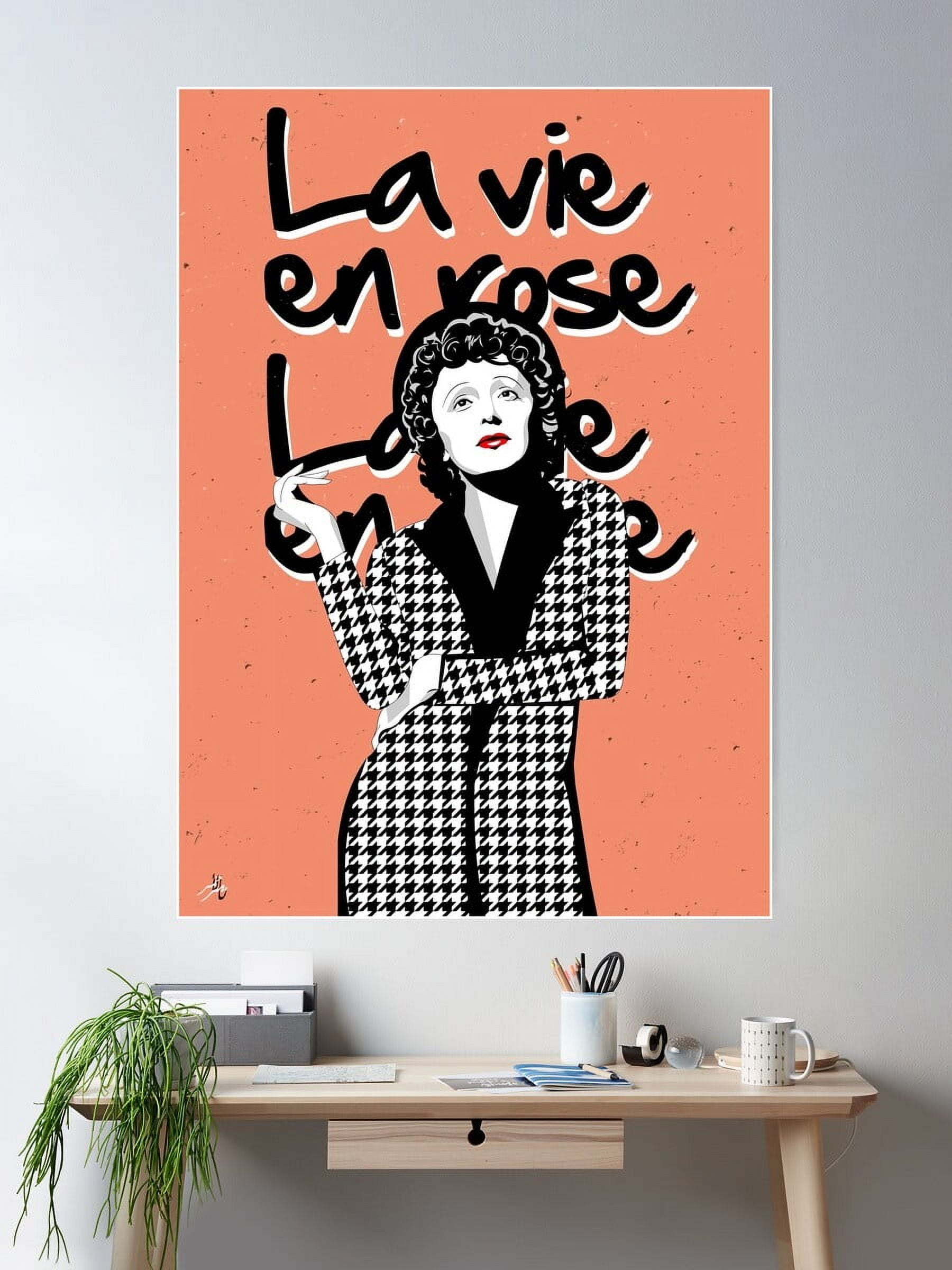 Kna Prints - 1 Pc Poster Edith La Vie En Rose, UNFRAMED-12x18 - Walmart.com