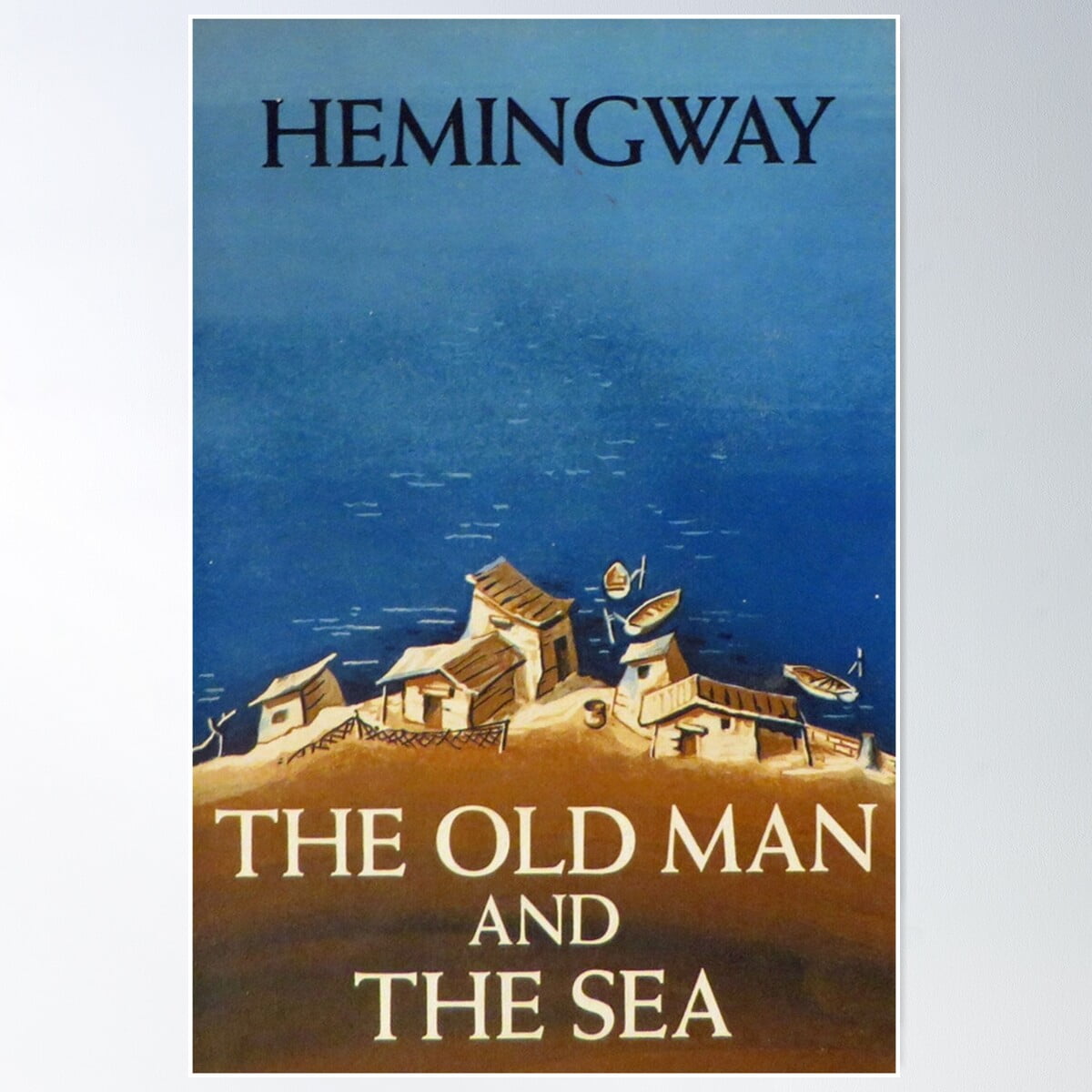 Kna Prints - 1 Pc Poster Ernest Hemingway The Old Man And The Sea ...