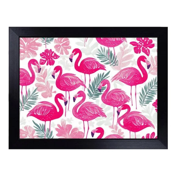 Kna Prints - 1 Pc Poster Flamingo Pattern Vol.2, UNFRAMED-8x12
