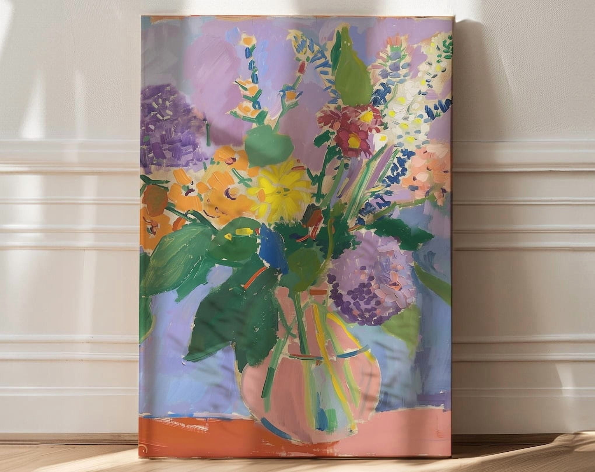 Kna Prints - 1 Pc Poster Floral Wall Decor, Maximalist Fine Art Print ...