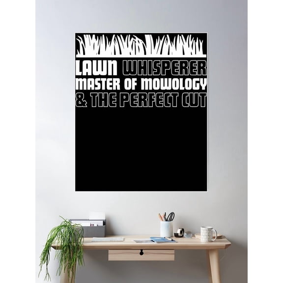 Kna Prints - 1 Pc Poster Garden Lawn Mower Yard Work, UNFRAMED-8x12