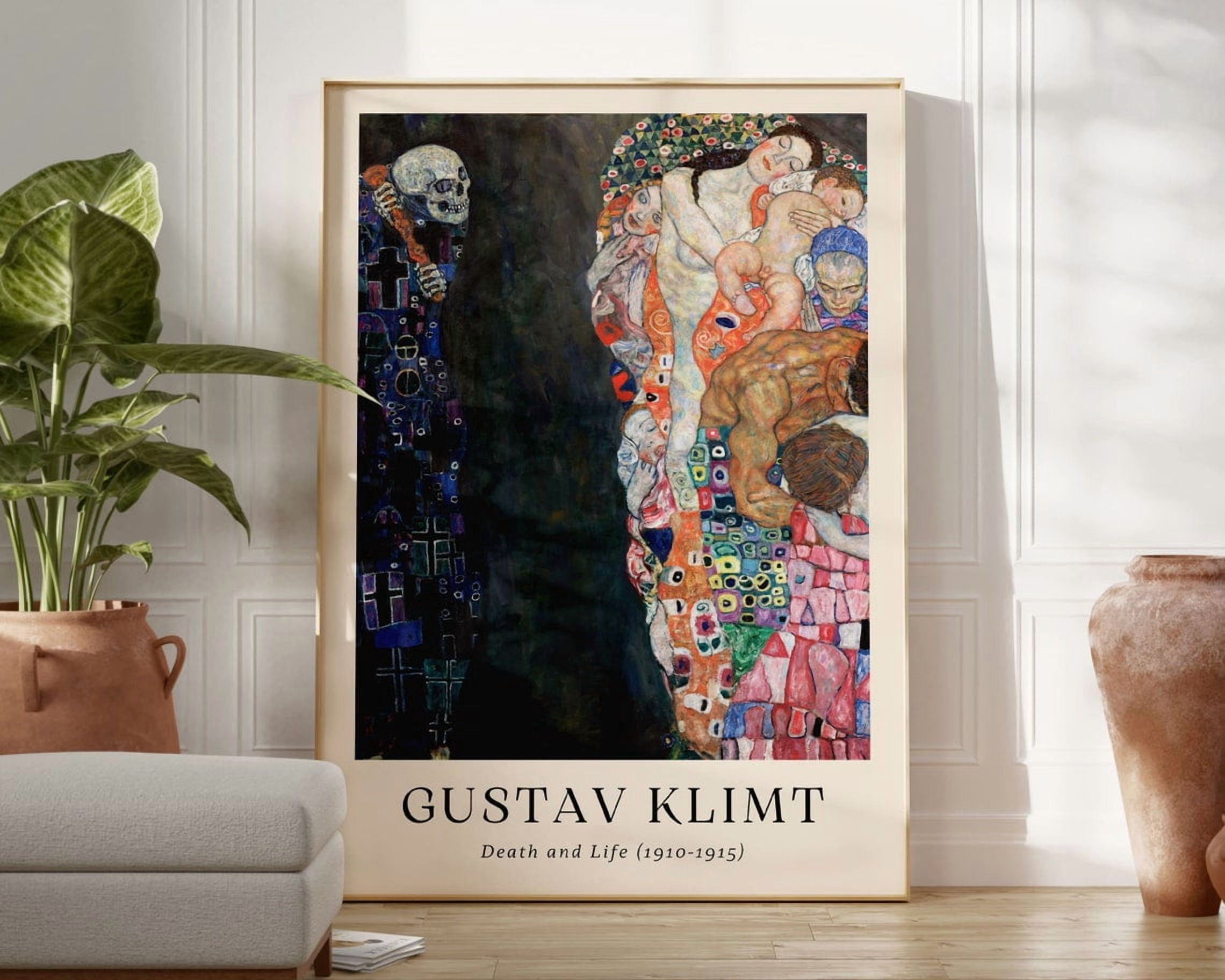 Kna Prints - 1 Pc Poster Gustav Klimt Print, Gustav Klimt'S Death And ...
