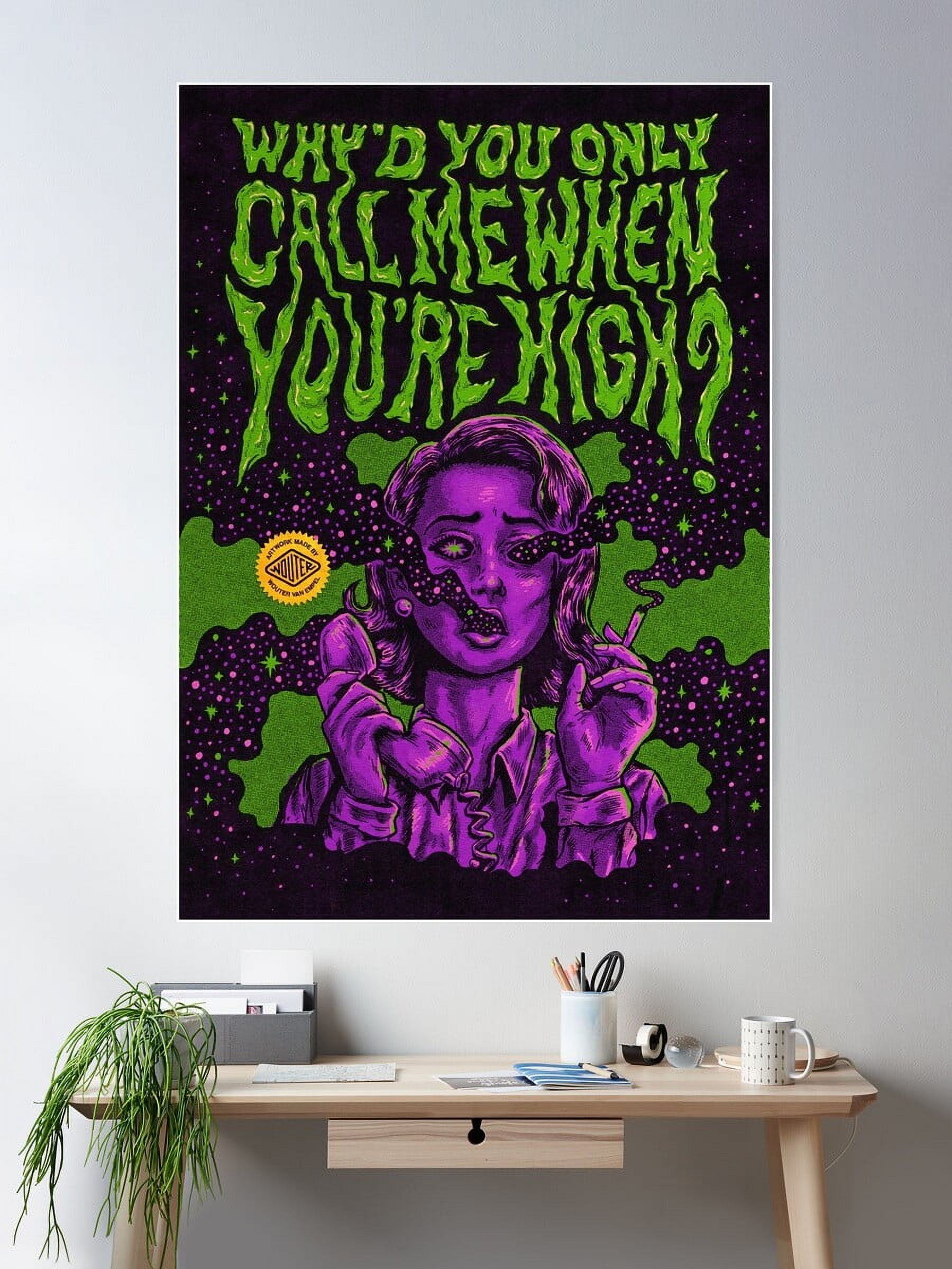 Kna Prints - 1 Pc Poster High?, UNFRAMED-16x24 - Walmart.com