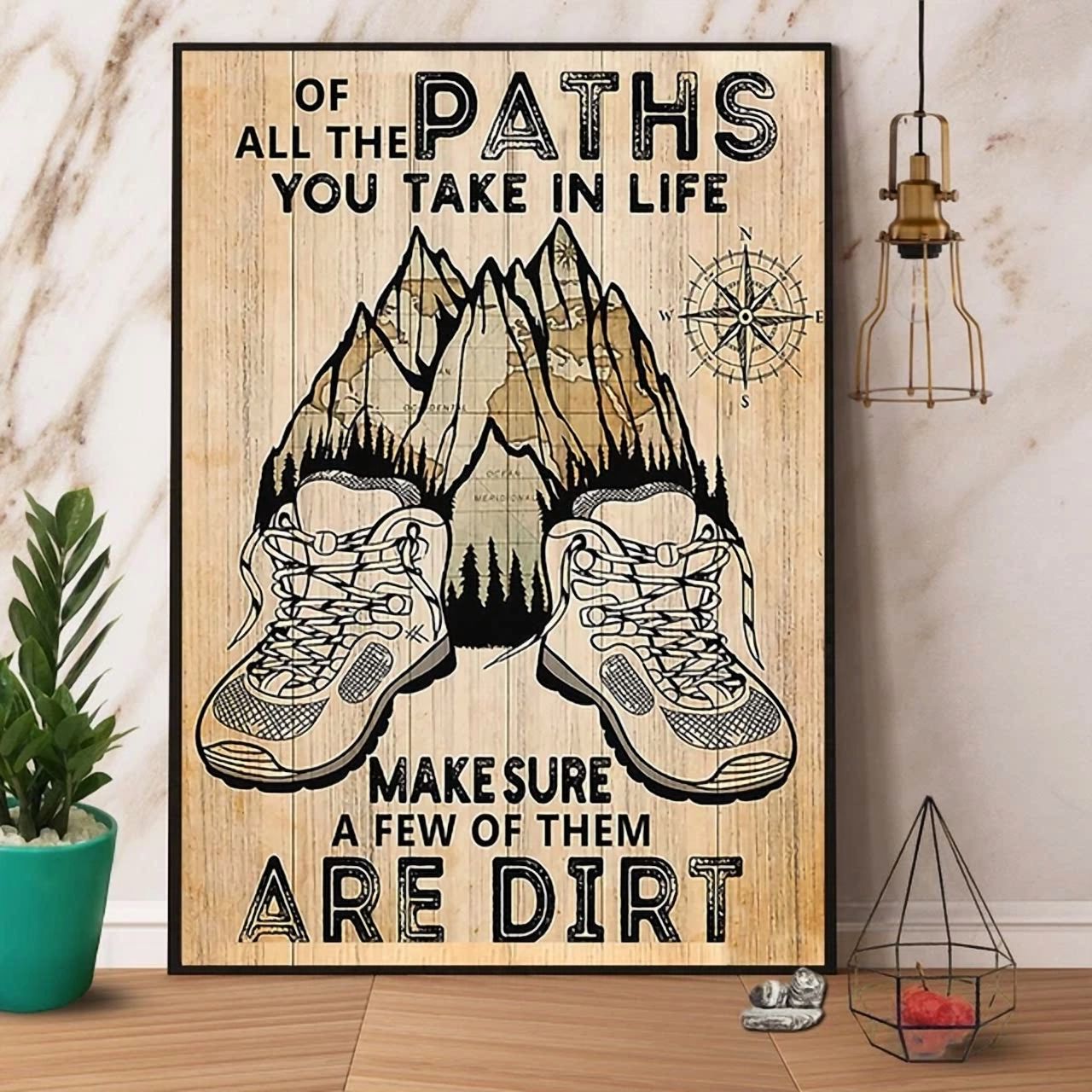 Kna Prints - 1 Pc Poster Hiking Make Sure A Few Of Them Are Dirt ...